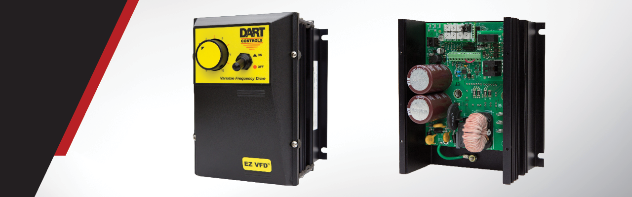 Dart Controls EZ VFD V100 and V200 variable frequency drives
