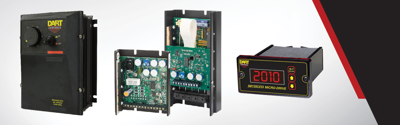 Dart Controls brushless DC drives for high efficiency motor applications