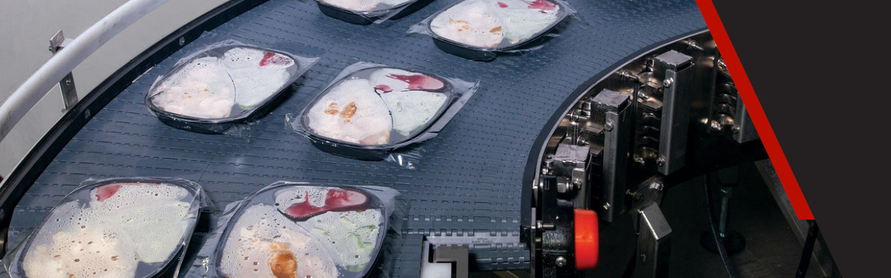 Intralox Series 2100 zero tangent radius conveyor belt for tight curves