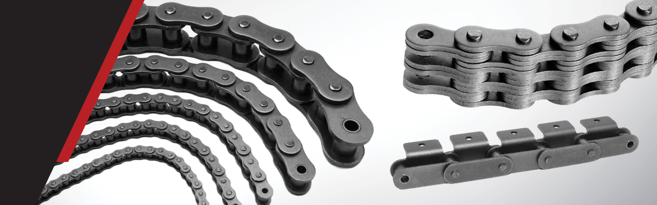 ANSI standard roller chain sizes and configurations for industrial use