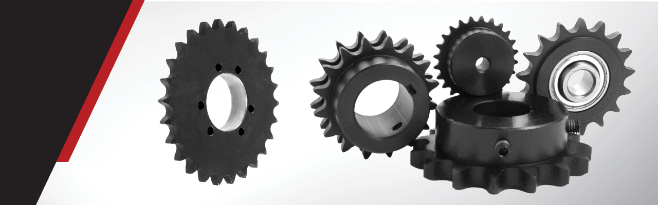 sprockets for industrial roller chain systems