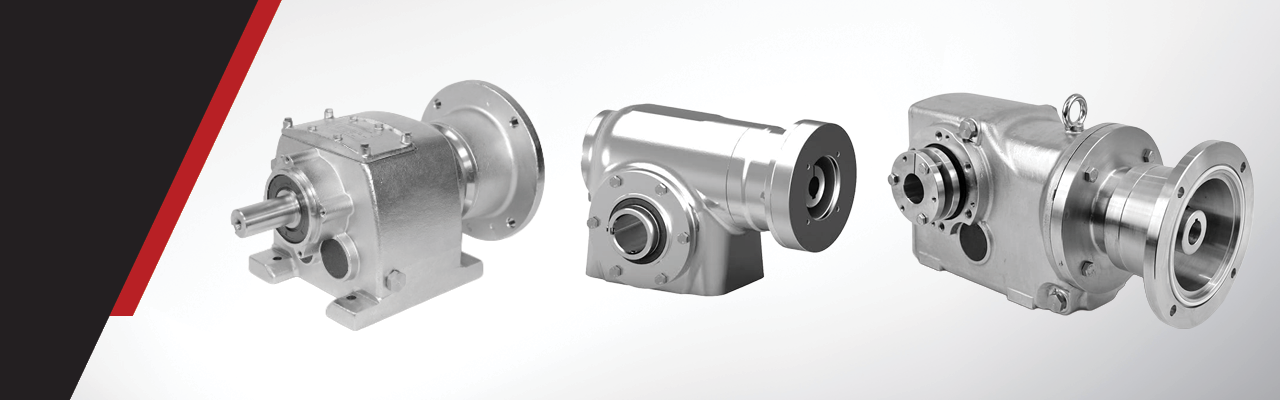Worm and Helical Stainless Steel Gear Reducers
