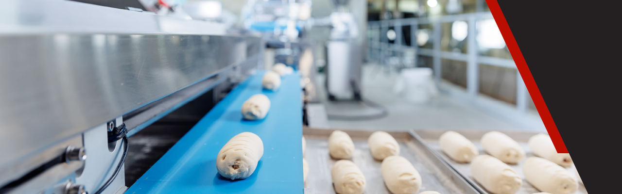Stainless steel gear reducers installed on sanitary food processing equipment
