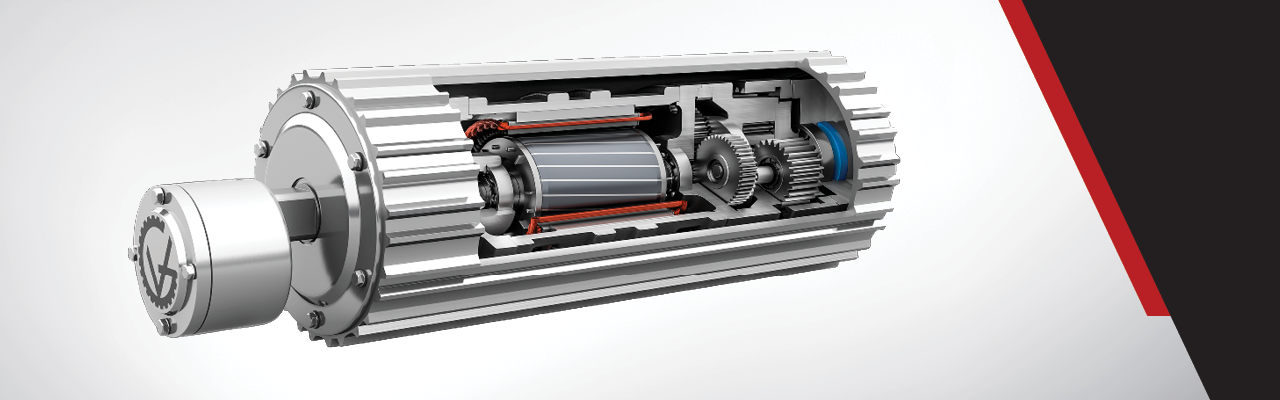 SSV™ Drum Motor enclosed conveyor drive with stainless-steel construction