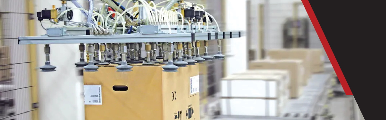 Vacuum end-of-arm tooling for automated material handling