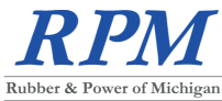 RPM - Rubber & Power of Michigan logo