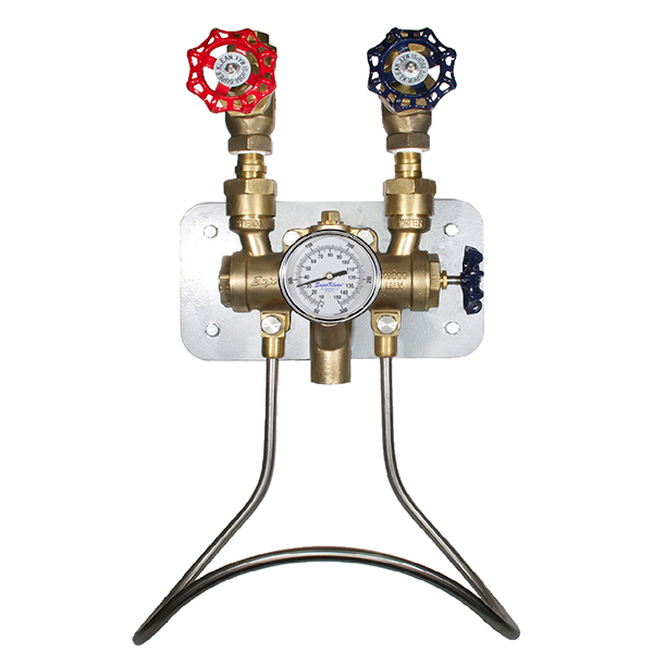 Bronze Steam and Cold Water Station